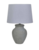 Click to swap image: &lt;strong&gt;Lorne Urn Table Lamp - Crater Grey - RRP-&#36;328&lt;/strong&gt;&lt;/br&gt;Dimensions:&lt;/br&gt;355 Dia x H530mm&lt;/br&gt;Shipped:&lt;/br&gt;K/D - Requires Assembly on site - 0.082m3&lt;/br&gt;&lt;strong&gt;Base&lt;/strong&gt;&lt;/br&gt; - Material: Ceramic&lt;/br&gt; - Colour: Crater Grey&lt;/br&gt;&lt;strong&gt;Cord&lt;/strong&gt;&lt;/br&gt; - Length: 1.5m&lt;/br&gt; - Material: Plastic&lt;/br&gt; - Colour: White&lt;/br&gt;&lt;strong&gt;Electrical&lt;/strong&gt;&lt;/br&gt; - Wattage: Max 60W&lt;/br&gt; - Lampholder: E27&lt;/br&gt; - Switch: Cordline Switch&lt;/br&gt;&lt;strong&gt;Product&lt;/strong&gt;&lt;/br&gt; - Care Label: As these items are handcrafted using artisanal techniques, every product is unique&lt;/br&gt; - Item Weight: 3.2kg&lt;/br&gt; - Assembly State: K/D&lt;/br&gt;&lt;strong&gt;Shade&lt;/strong&gt;&lt;/br&gt; - Material: Cotton/Linen Blend&lt;/br&gt; - Colour: Ivory