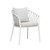 Click to swap image: &lt;strong&gt;Maui Armchair - Frost/White - RRP-&#36;1773&lt;/strong&gt;&lt;/br&gt;Dimensions: W600 x D620 x H830mm&lt;/br&gt;Shipped: Assembled - 0.379m3&lt;/br&gt;Filling Material - Quick Dry Foam&lt;/br&gt;Frame Colour - White&lt;/br&gt;Frame Finish - Powder coated&lt;/br&gt;Frame Material - Aluminium&lt;/br&gt;Product Max. Weight - 100kg&lt;/br&gt;Upholstery Colour - Frost&lt;/br&gt;Upholstery Material - Sunproof Fabric&lt;/br&gt;Weaving Colour - Frost&lt;/br&gt;Weaving Material - Rope