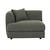 Click to swap image: &lt;strong&gt;Madrid Curve Left Arm Sofa - Green Boucle&lt;/strong&gt;&lt;br&gt;Dimensions: W1050 x D900 x H720mm&lt;br&gt;Shipped: Assembled - 0.794m3