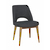 Click to swap image: &lt;strong&gt;Oscar Timber Leg Chair - Soot - RRP-&#36;940&lt;/strong&gt;&lt;/br&gt;Dimensions: W510 x D645 x H820mm&lt;/br&gt;Shipped: Assembled - 0.209m3&lt;/br&gt;Chair Max. Weight - 120kg&lt;/br&gt;Chair Stackable - No&lt;/br&gt;Frame Weight - 9.1kg&lt;/br&gt;Leg Colour - Natural&lt;/br&gt;Leg Material - Solid Ash&lt;/br&gt;Seat Height - 460mm&lt;/br&gt;Upholstery Colour - Soot&lt;/br&gt;Upholstery Material - Fabric (100&#37; Polyester)