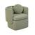 Click to swap image: &lt;strong&gt;Hugo Bow Occasional Chair - Sage Velvet&lt;/strong&gt;&lt;/br&gt;Dimensions: W690 x D710 x H670mm