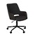 Click to swap image: &lt;strong&gt;Quentin Office Chair-Ebony/B&lt;/strong&gt;&lt;/br&gt;Dimensions: W620 x D620 x H900-1020mm