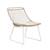 Click to swap image: &lt;strong&gt;Corsica Sleigh Occasional Chair - Ivory/Linen&lt;/strong&gt;&lt;br&gt;Dimensions: W590 x D780 x H820mm