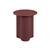 Click to swap image: &lt;strong&gt;Artie Wave Side Table - Merlot&lt;/strong&gt;&lt;/br&gt;Dimensions: 420 Dia x H480mm