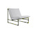 Click to swap image: &lt;strong&gt;Pier Sling Occ Chair-LightGy/Green&lt;/strong&gt;&lt;br&gt;Dimensions: W850 x D910 x H835mm