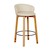 Click to swap image: &lt;strong&gt;Sketch Glide Barstool - Limestone/Lo&lt;/strong&gt;&lt;br&gt;Dimensions: W395 x D410 x H840mm