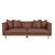 Click to swap image: &lt;strong&gt;Sidney Fold 3 Seater Sofa - Rust&lt;/strong&gt;&lt;/br&gt;Dimensions: W2250 x D920 x H770mm