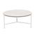 Click to swap image: &lt;strong&gt;Aruba Resort Large Coffee Table - White/White&lt;/strong&gt;&lt;/br&gt;Dimensions: 800 Dia x H400mm