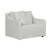 Click to swap image: &lt;strong&gt;Sidney Slip Sofa Chair-Milk Linen&lt;/strong&gt;&lt;/br&gt;Dimensions: W1100 x D870 x H800mm