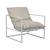 Click to swap image: &lt;strong&gt;Aruba Frame Occasional Chair -Sand/White - RRP-&#36;1529&lt;/strong&gt;&lt;/br&gt;Dimensions: W750 x D750 x H610mm&lt;/br&gt;Shipped: Assembled - 0.307m3&lt;/br&gt;Additional Dimensions Arm Height - 670mm&lt;/br&gt;Additional Dimensions Seat Height - 410mm&lt;/br&gt;Cushion Fill - Quick Dry Foam&lt;/br&gt;Frame Material - Aluminium&lt;/br&gt;Frame Finish - Matt Powdercoat&lt;/br&gt;Frame Colour - White&lt;/br&gt;Product Max. Weight - 130kg&lt;/br&gt;Product Stackable - No&lt;/br&gt;Product Item Weight - 16kg&lt;/br&gt;Upholstery Removable Covers - Yes&lt;/br&gt;Upholstery Composition - Sunbrella 100&#37; Acrylic&lt;/br&gt;Upholstery Colour - Sand