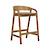 Click to swap image: &lt;strong&gt;Tolv Inlay Barstool -Light Oak&lt;/strong&gt;&lt;/br&gt;Dimensions: W545 x D495 x H785mm