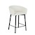 Click to swap image: &lt;strong&gt;Asher Barstool-Natural Wh/Blk&lt;/strong&gt;&lt;br&gt;Dimensions: W560 x D520 x H870mm