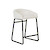 Click to swap image: &lt;strong&gt;Hilton Barstool-Natural Wh/Bk&lt;/strong&gt;&lt;/br&gt;Dimensions: W520 x D520 x H790mm