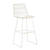 Click to swap image: &lt;strong&gt;Granada Sleigh Barstool-White&lt;/strong&gt;&lt;/br&gt;Dimensions: W505 x D540 x H1065mm