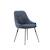 Click to swap image: &lt;strong&gt;Dane Dining Chair - Blue Velvet/Black&lt;/strong&gt;&lt;/br&gt;Dimensions: W570 x D640 x H850mm