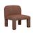Click to swap image: &lt;strong&gt;Hugo Arc Occasional Chair - Rust Speckle - RRP-&#36;2213&lt;/strong&gt;&lt;/br&gt;Dimensions: W705 x D680 x H750mm&lt;/br&gt;Shipped: Assembled - 0.42m3&lt;/br&gt;&lt;strong&gt;Back&lt;/strong&gt;&lt;/br&gt; - Height: 750mm&lt;/br&gt;&lt;strong&gt;Cushion&lt;/strong&gt;&lt;/br&gt; - Fill: High Density Foam+Dacron&lt;/br&gt;&lt;strong&gt;Seat&lt;/strong&gt;&lt;/br&gt; - Height: 400mm&lt;/br&gt; - Depth: 604mm&lt;/br&gt;&lt;strong&gt;Upholstery&lt;/strong&gt;&lt;/br&gt; - Martindale Count: 40000&lt;/br&gt; - Removable Covers: NO&lt;/br&gt; - Composition: 85&#37; Polyester, 15&#37;Acrylic