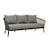 Click to swap image: &lt;strong&gt;Maui 3 Seater Sofa-Shadow/Blck&lt;/strong&gt;&lt;/br&gt;Dimensions: W2100 x D800 x H810mm