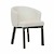 Click to swap image: &lt;strong&gt;Tate Dining Chair-Snow Boucle/ Blk - RRP - &#36;1081&lt;/strong&gt;&lt;/br&gt;Dimensions: W580 x D565 xH775mm&lt;/br&gt;Shipped: Assembled - 0.293m3&lt;/br&gt;&lt;strong&gt;Upholstery&lt;/strong&gt;&lt;/br&gt; - Colour: Snow Boucle&lt;/br&gt; - Composition: 100&#37; Polyester&lt;/br&gt; - Removable Covers: No&lt;/br&gt;&lt;strong&gt;Product&lt;/strong&gt;&lt;/br&gt; - Item Weight: 10kg&lt;/br&gt; - Max. Weight: 120kg&lt;/br&gt; - Stackable: No&lt;/br&gt;&lt;strong&gt;Frame&lt;/strong&gt;&lt;/br&gt; - Colour: Black Ash&lt;/br&gt; - Material: Natural Ash&lt;/br&gt;&lt;strong&gt;Cushion&lt;/strong&gt;&lt;/br&gt; - Fill: Foam&lt;/br&gt;&lt;strong&gt;Additional Dimensions&lt;/strong&gt;&lt;/br&gt; - Seat Height: 480mm