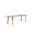 Click to swap image: &lt;strong&gt;Natadora Coco Dining Table-LtOak - RRP  N/A&lt;/strong&gt;&lt;/br&gt;Dimensions: W2000 x D950 x H730mm&lt;/br&gt;Shipped: Assembled (K/D Legs) - 0.43m3&lt;/br&gt;Frame Colour - Light Oak&lt;/br&gt;Frame Material - Solid American Oak&lt;/br&gt;Product Finish - PU sealer&lt;/br&gt;Product Weight - 39kgs&lt;/br&gt;Top Material - Solid American Oak&lt;/br&gt;Top Colour - Light Oak&lt;/br&gt;Top Max. Weight - 50kg (Spread Evenly)
