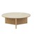 Click to swap image: &lt;strong&gt;Elsie Round Coffee Table - Natural Travertine/Ash&lt;/strong&gt;&lt;/br&gt;Dimensions: 940 Dia x H340mm