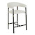 Click to swap image: &lt;strong&gt;Stanley Barstool-Snow Boucle/Black&lt;/strong&gt;&lt;br&gt;Dimensions: W520 x D540 x H935mm
