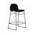 Click to swap image: &lt;strong&gt;Otto Round Barstool-Bk/Bk&lt;/strong&gt;&lt;/br&gt;Dimensions: W530 x D530 x H885mm