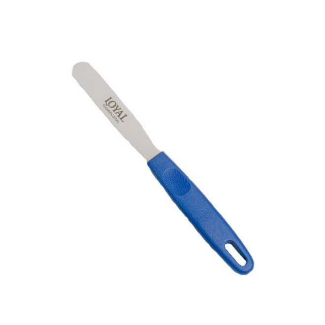 4" Blue Plastic  10 x 1.9cm Straight Palette Knife image 0