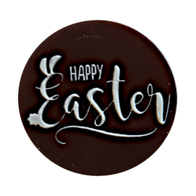 Chocolate Dark Easter Round Assorted - 50mm (30PK) image 0