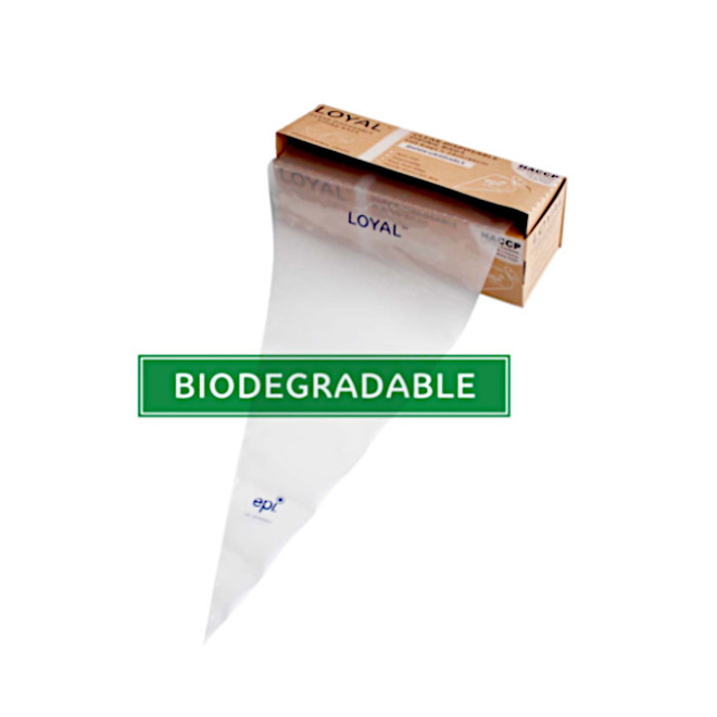 12" (300mm) Disposable Non Slip Clear Bags (100) image 0