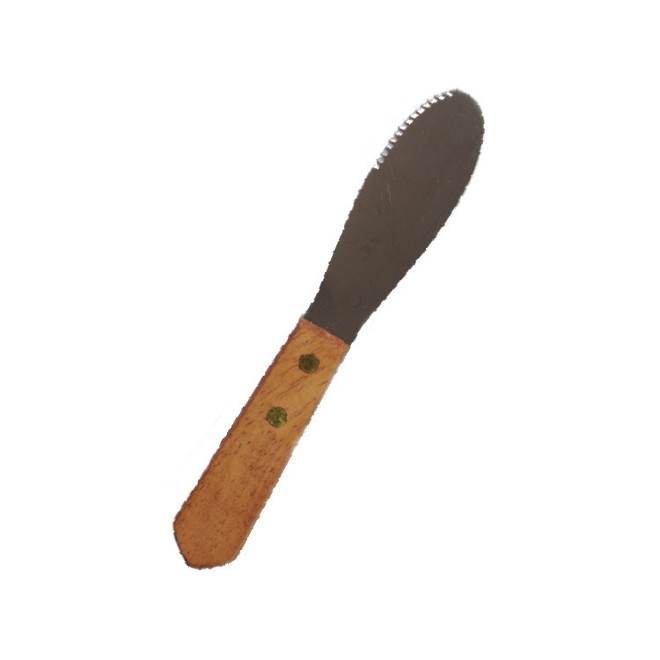 Butter spreader 10cm Tramontina wood handle, firm blade image 0