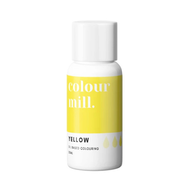 Colour Mill- Oil Based Colouring  Yellow (20ml) image 0