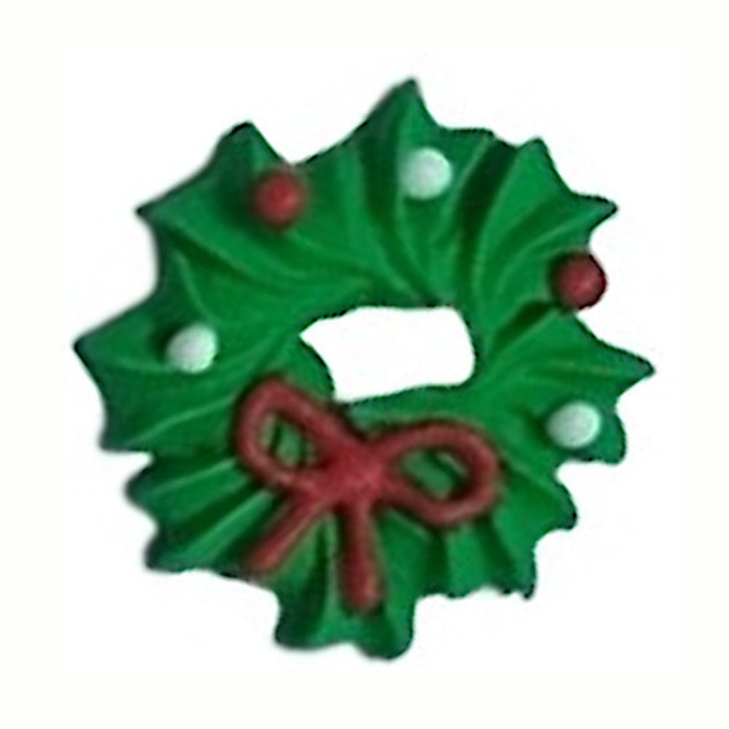 Christmas Mini Wreath 23mm - Box of 60)(DUE OCTOBER 2024) image 0