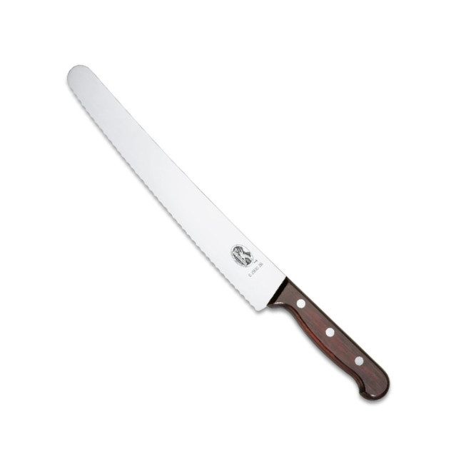 Pastry Knife Serrated, 26cm (Rosewood Handle) - DELETED WHEN SOLD image 0
