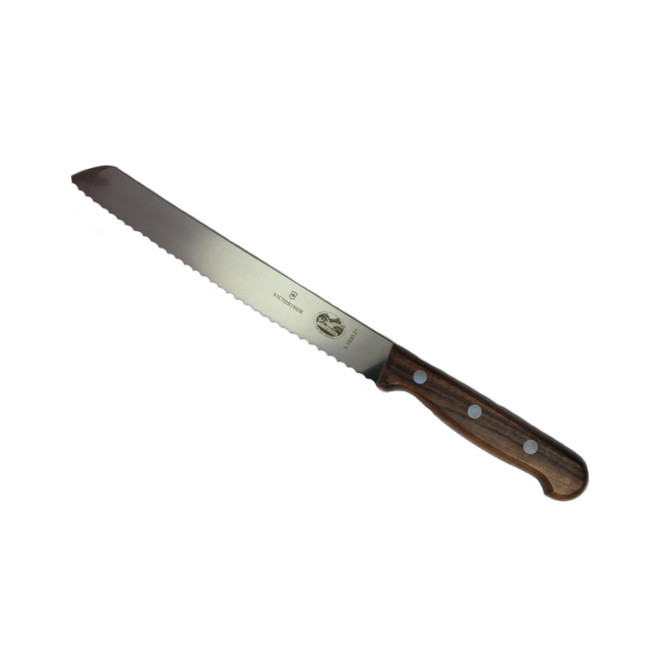 Bread Knife, 21cm (Wooden Handle) - DELETED WHEN SOLD image 0