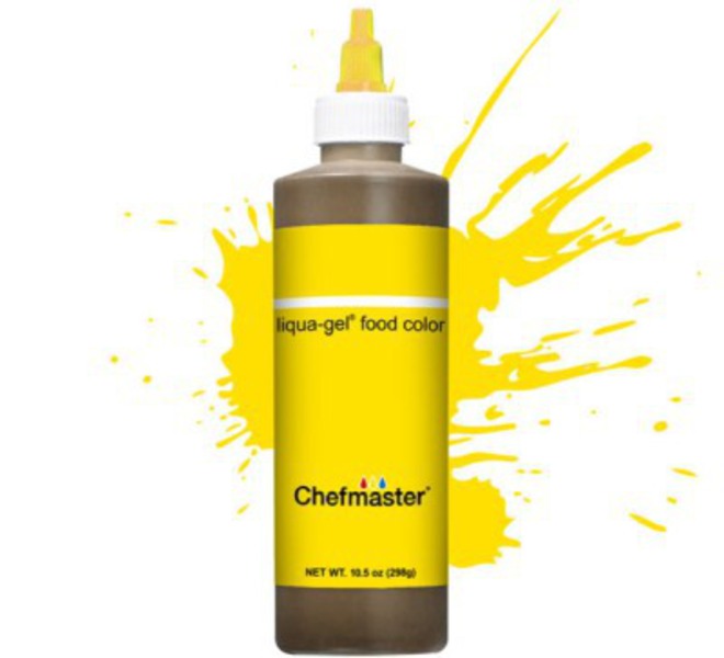 Chefmaster Liquid Colour Lemon Yellow 10.5oz image 0