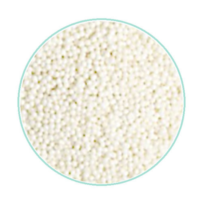 Non Pareils Sprinkles (100s & 1000s) White (1kg bag) image 0