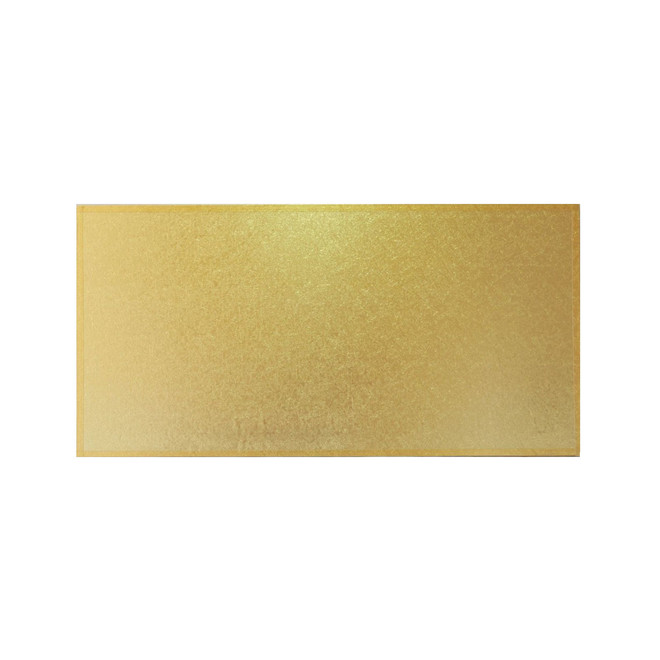 Rectangle MDF Board, 16" x 8", Gold image 0
