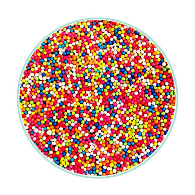 Non Pareils Sprinkles (100s & 1000s) Rainbow (1kg bag) image 0