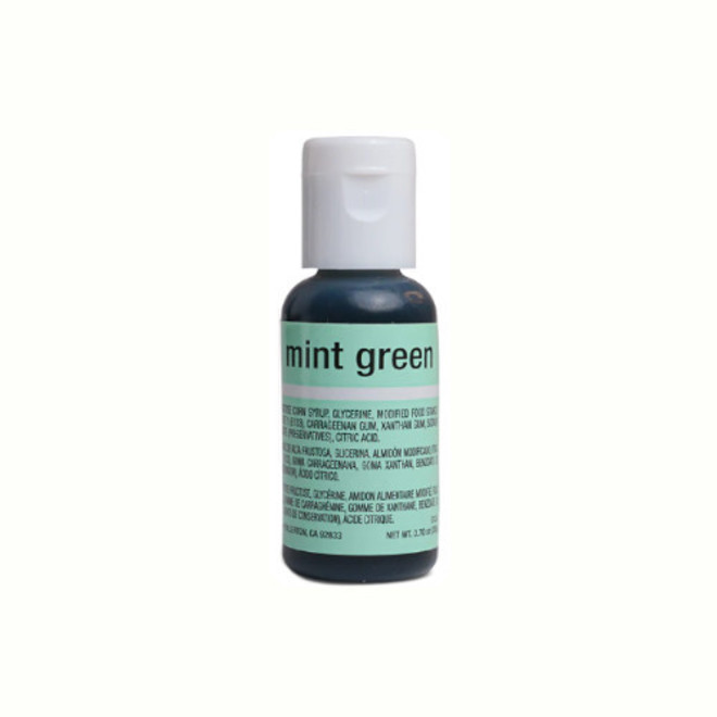 Chefmaster Liqua Gel Mint Green .70oz Bottle (Box 12) image 0