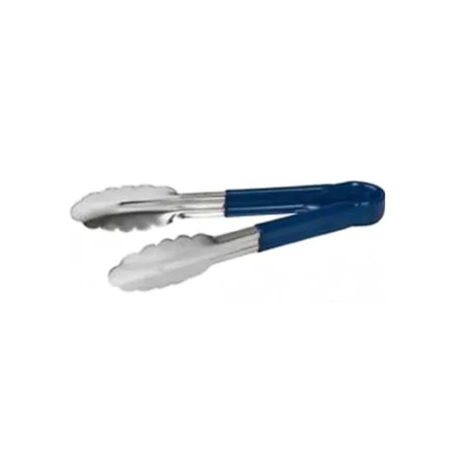 23cm Stainless Steel Tong, Blue Handle image 0
