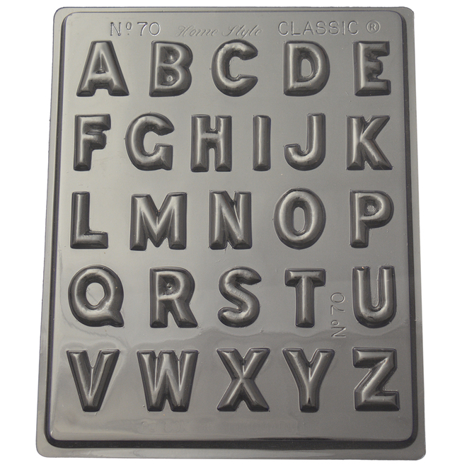 Alphabet Mould (0.6mm) image 0