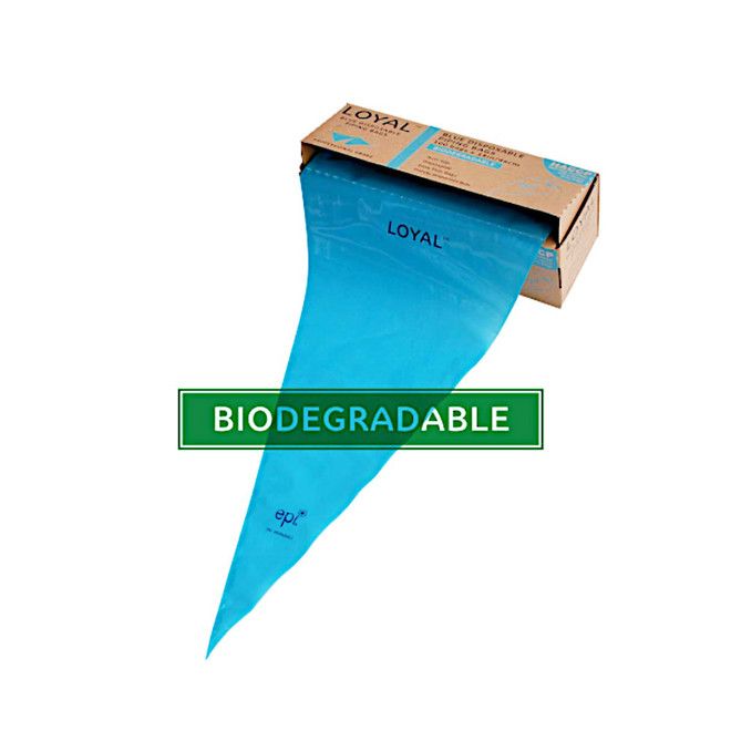 18" (460mm) Disposable Non Slip Blue Bags (100) - SOLD OUT image 0
