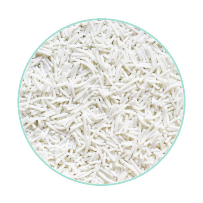  Sprinkles White (1kg bag) image 0