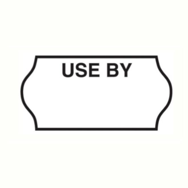 Use By Labels for Meto 718 Date Gun 18x11 (1,500 PER ROLL) image 0