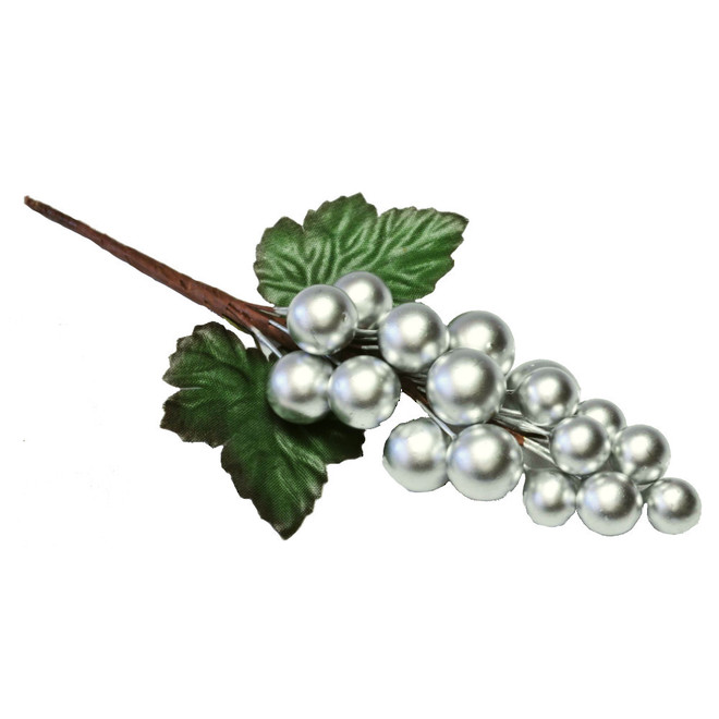 Berry Cluster Silver, 130 x 60mm image 0