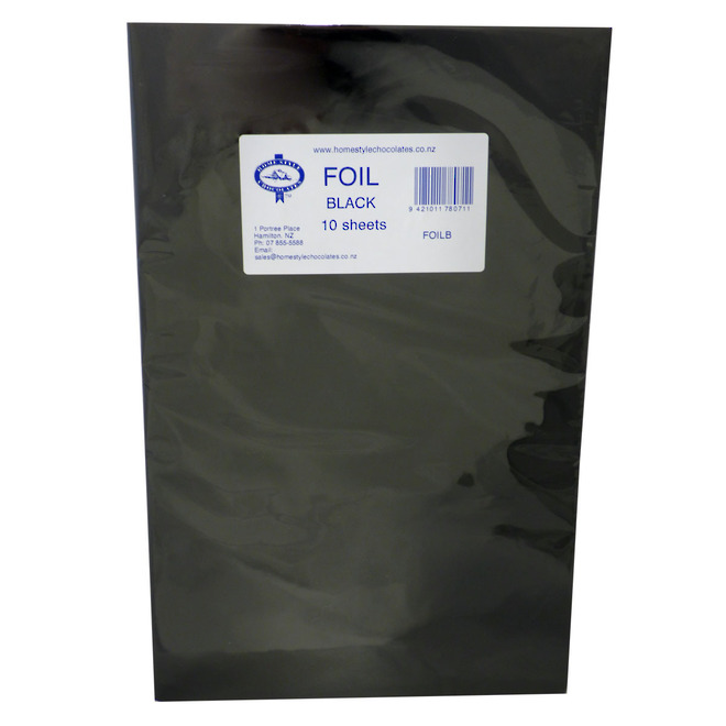 Confectionary Foil - Black 10 Pack image 0