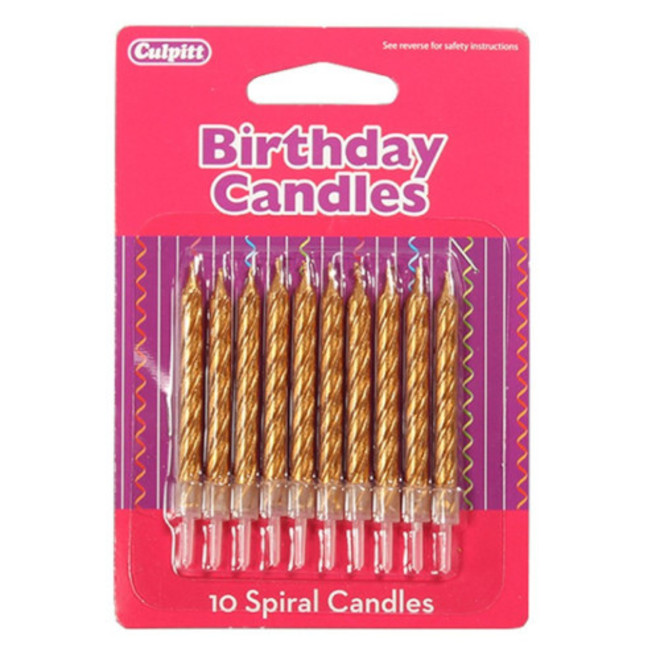 Candle Twist Gold  (10) image 0