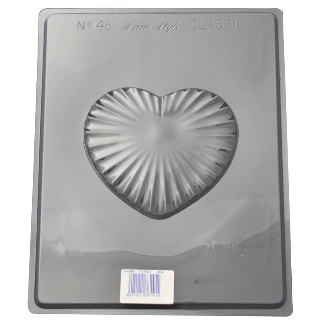 Large Heart Lid Mould (0.6mm) image 0