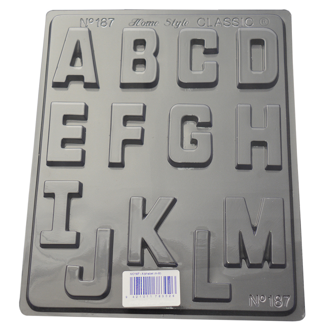 Alphabet A-M Mould 0.6mm image 0