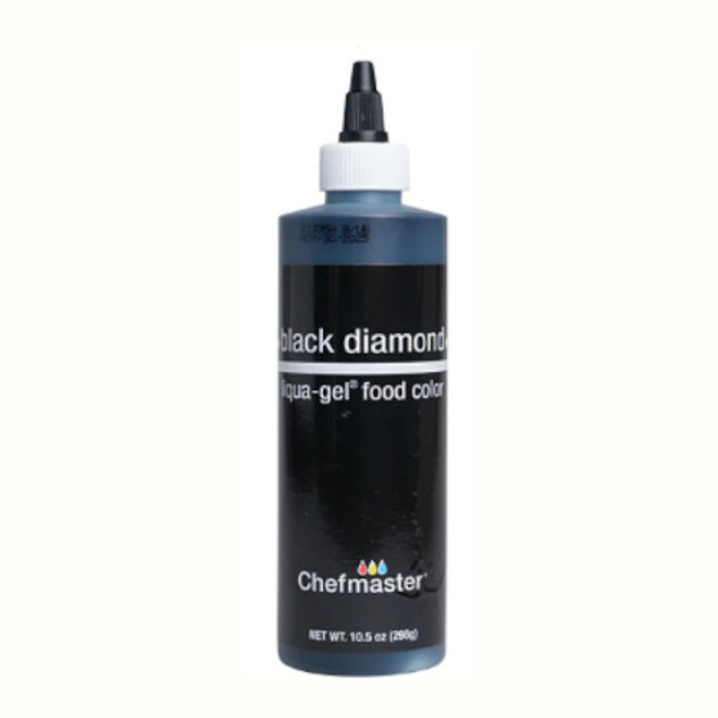 Chefmaster Liqua-Gel Colour Black Diamond 10.5oz - DELETED WHEN SOLD image 0